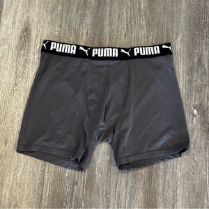 Puma Black & Gray Men’s Performance Boxer Briefs